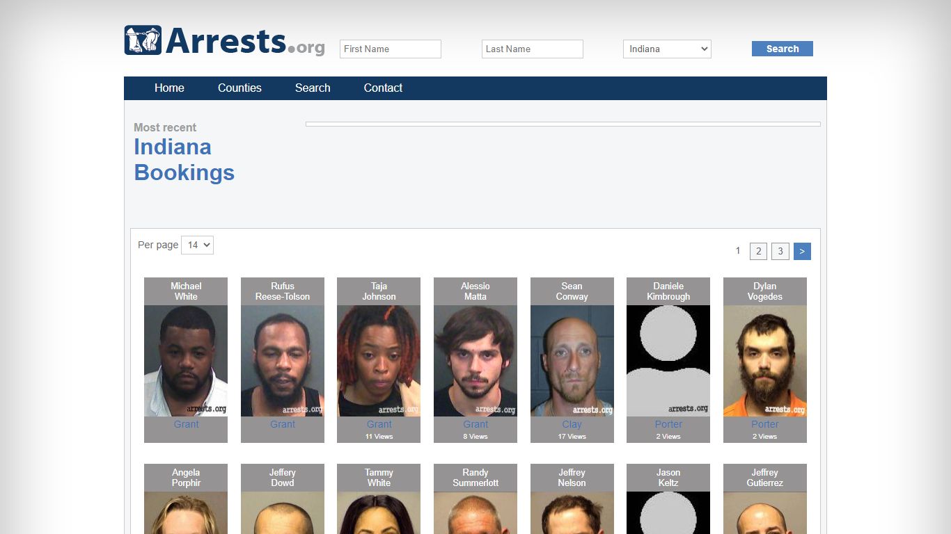 Indiana Arrests and Inmate Search